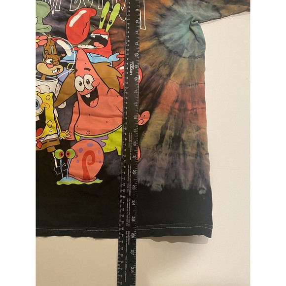 Tie-dyed‎ Nickelodeon SpongeBob Tee Shirt Bikini Bottom Men's Size Large - Picture 5 of 5